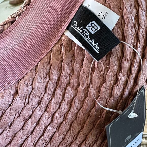 Renato Balestra Pink Paper Straw Visor - Picture 4 of 6